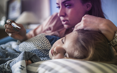 Die Grippeschutzimpfung kann Schutz für Kinder ab 6 Monaten bieten
