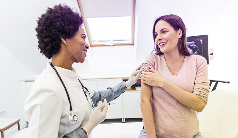 Eine Grippeimpfung kann Sie und Ihr ungeborenes Baby schützen